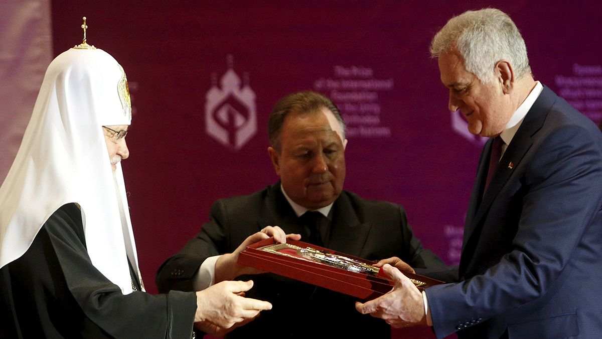 Putin Sırp Cumhurbaşkanı Nikoliç'i ağırlıyor