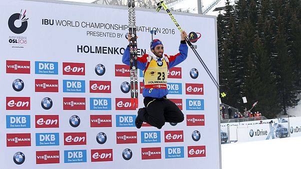 Biathlon-WM: Fourcade holt Gold, Österreich Silber und Bronze Biathlon-WM: Fourcade holt Gold, Österreich Silber und Bronze
