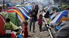 Endstation Idomeni - Menschen versinken in Schlamm und Elend