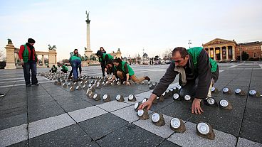 Ουγγαρία: Εκδήλωση μνήμης της Greenpeace για την Φουκουσίμα