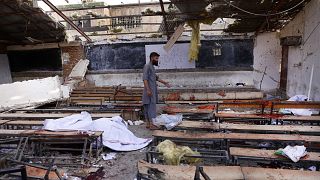 Suicide bomb blast in Kabul kils at least 25 people.
