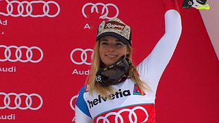 Alpine Skiing: Lara Gut claims World Cup title as compatriot Holdener wins combined crown