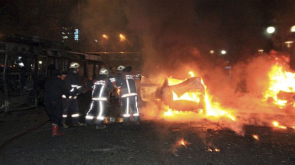 انفجار قوي يهز قلب العاصمة التركية أنقرة انفجار قوي يهز قلب العاصمة التركية أنقرة