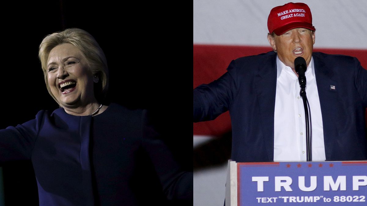 Super Tuesday die Zweite: Trump und Clinton liegen in Umfragen vorne