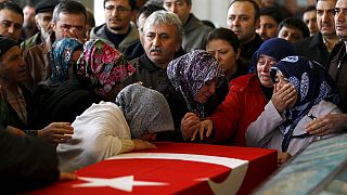 'Everyone is nervous': fear in Ankara as first bomb funerals are held