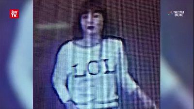 A security-camera captured footage of one of the women whom police identified as a suspect in the case of Kim Jong Nam\'s death.