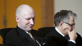 Mass killer Breivik appears in court in human rights case against Norway