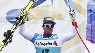 Alpine skiing: Feuz takes downhill race win as FIll makes history with discipline title