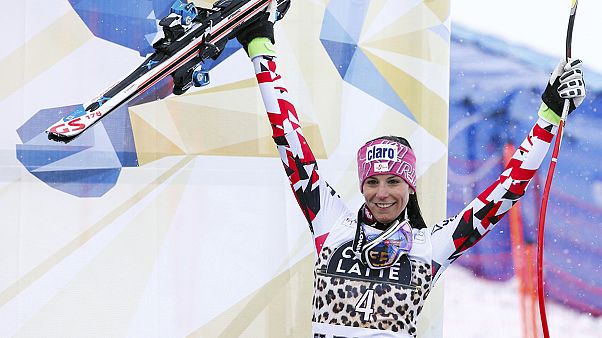 Mirjam Puchner sorprende en Saint Moritz Mirjam Puchner sorprende en Saint Moritz