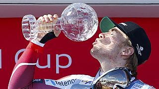 النرويجي ألكسندر كيلد نجم التزلج الألبي الصاعد يفوز بالكأس الكريستالية في السوبر- جي