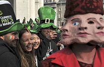 Irlandeses celebram St. Patrick's Day