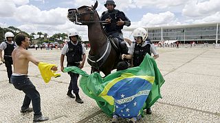 Brazil protests add to pressure as Rousseff's government teeters on brink