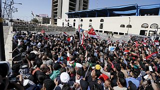 Iraq: Moqtada al-Sadr supporters stage sit-in outside Green Zone