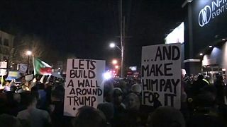 Anti-Trump protesters clash with police at Utah rally