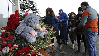 Families of Russian plane crash victims comforted at Rostov airport