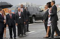 Obama arrives in Cuba for historic three-day trip