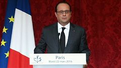 Hollande nach Anschlägen in Brüssel: "Krieg" gegen Terrorismus muss in ganz Europa geführt werden