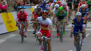 Bouhani wins again as peloton pays respects to Brussels