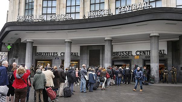 Брюссель наутро после трагедии Брюссель наутро после трагедии
