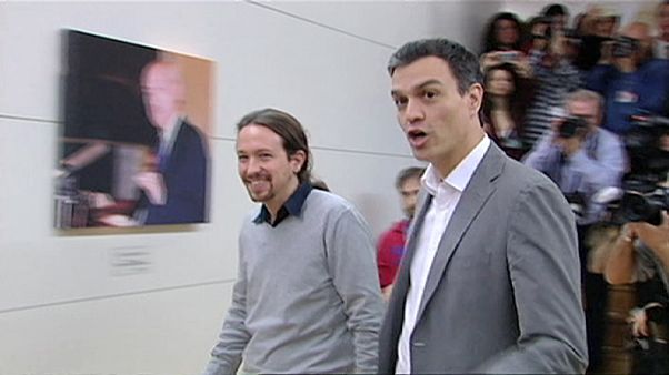 Spanish left tries to avoid fresh elections with talks next week Spanish left tries to avoid fresh elections with talks next week