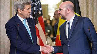 Belgio: visita lampo di John Kerry a Bruxelles