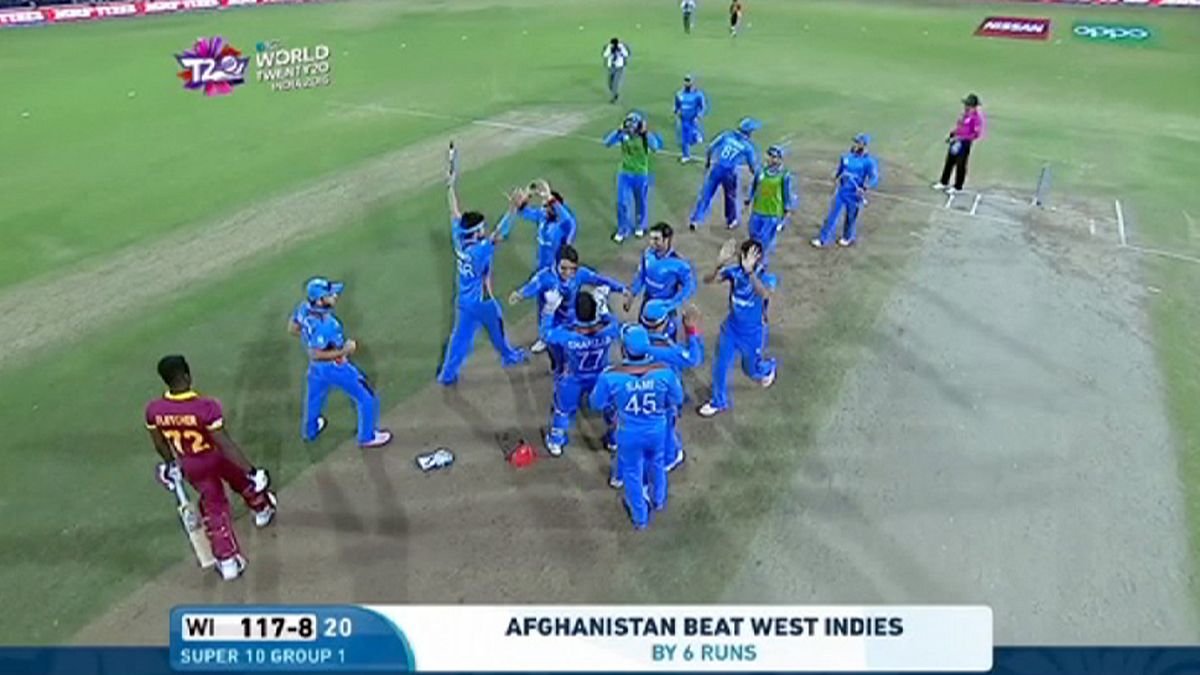 Cricket: l'Afghanistan a sorpresa batte le Indie Occidentali