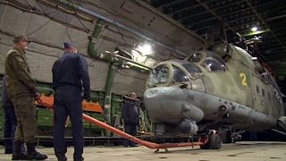 ادامه خروج نیروهای روسیه از سوریه با انتقال سه هلیکوپتر جنگی