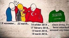 Suudiler bu karikatürle cevap verdi