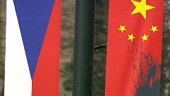Flaggen verschwunden: Protest gegen Staatsbesuch von Chinas Präsident in Prag