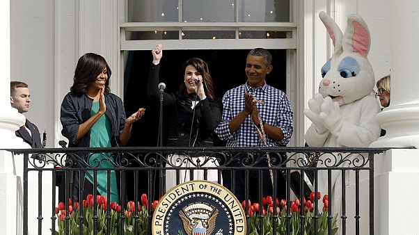 Los Obama celebran la Pascua con miles de niños Los Obama celebran la Pascua con miles de niños