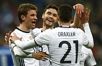 تیم ملی فوتبال آلمان با نتیجه ۴ بر ۱ ایتالیا را مغلوب کرد