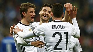 تیم ملی فوتبال آلمان با نتیجه ۴ بر ۱ ایتالیا را مغلوب کرد