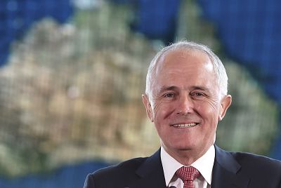 Ousted Australian Prime Minister Malcolm Turnbull.
