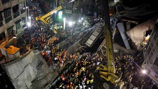 India: Desperate search for survivors after deadly flyover collapse