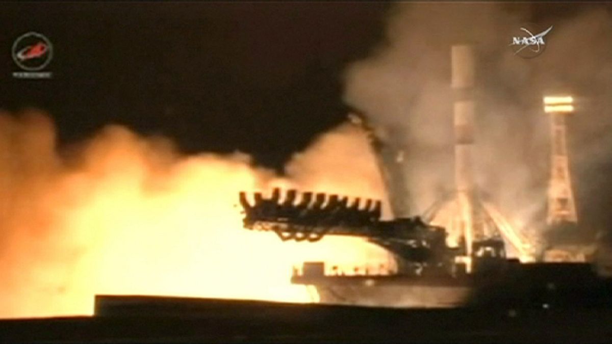 Progress 63 supply ship heads for International Space Station