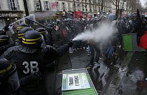 Paris : accrochages en marge des manifestations contre la "loi travail"