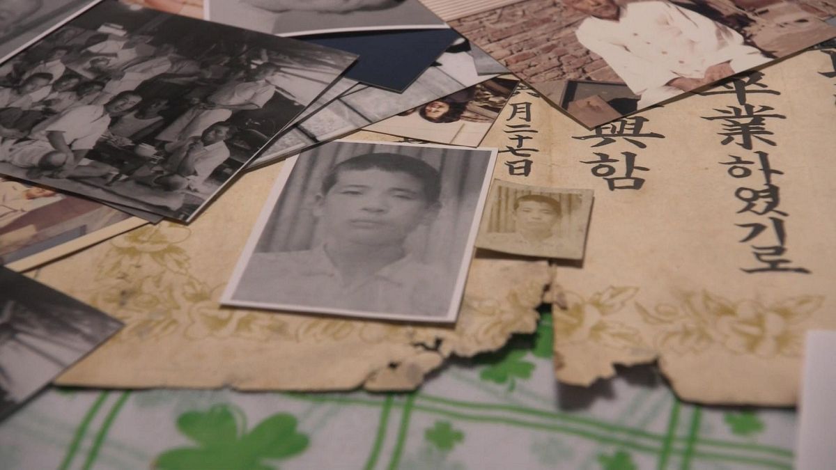 Image: Photos and documents are Lee Soo-nam's mementos of his life before t