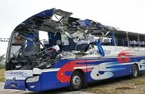 Kubanischer Reisebus mit deutschen und österreichischen Touristen verunglückt.