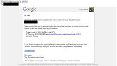 Image: Phishing Scam Email