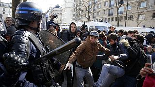 Fewer students turn out for French labour reform protest