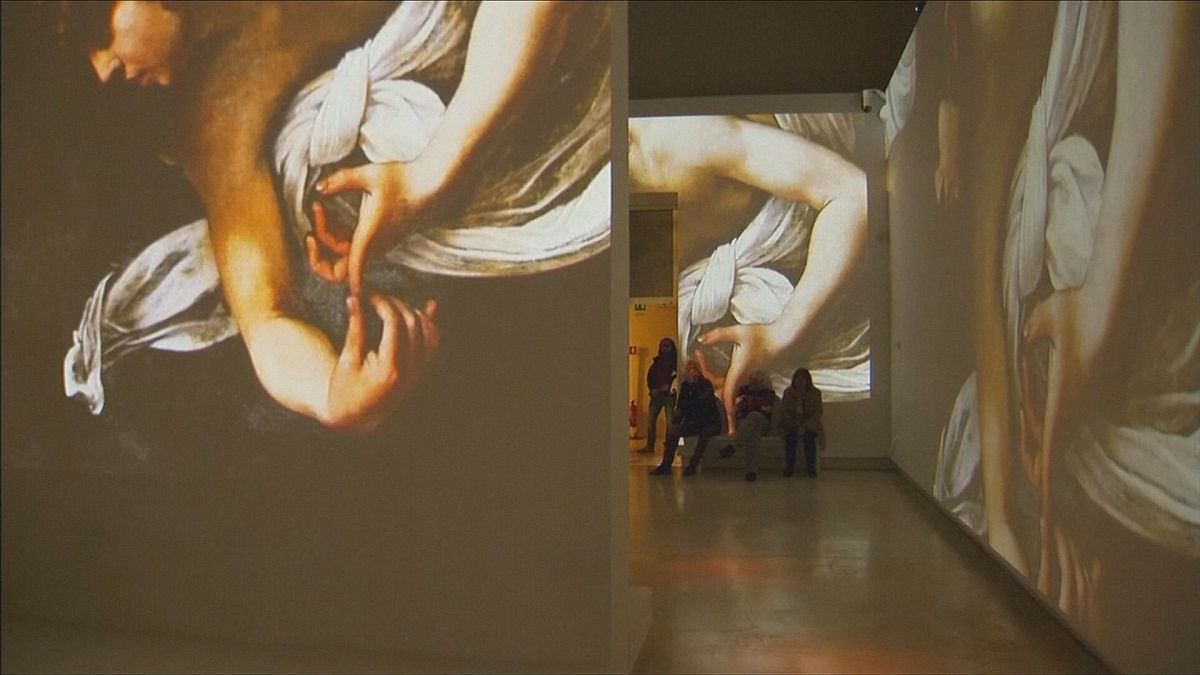 معرض للوحات كارافاجيو عبرتقنية الواقع المعزز في روما