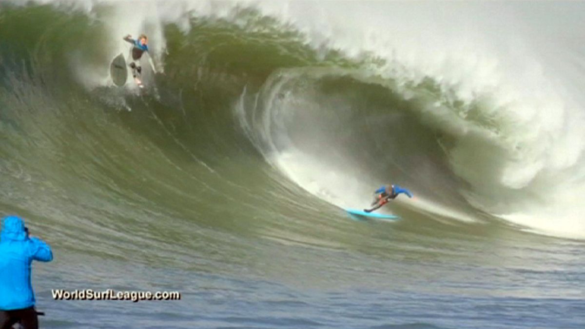 Surfing wipeouts remembered in spectacular style