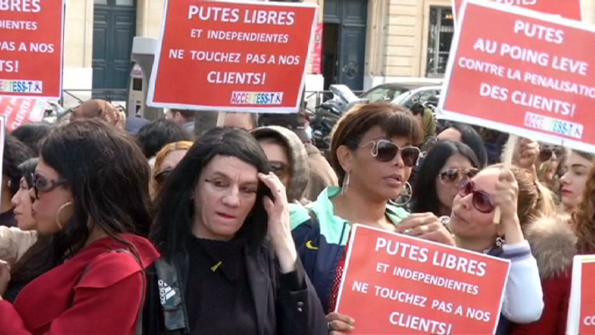 France passes divisive law criminalising customers rather than sex workers