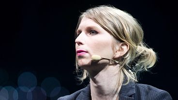 Image: Former U.S. soldier Chelsea Manning speaks during the C2 conference