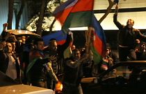 Baku residents take to the streets to show support amid Nagorno Karabakh conflict