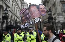 "Panama papers" : les anti-Cameron manifestent à Londres