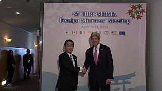 G7 foreign ministers meet in Hiroshima, Japan