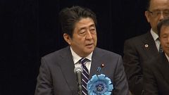 Abe warnt Pjöngjang: "...dann steht Nordkorea keine glänzende Zukunft bevor."