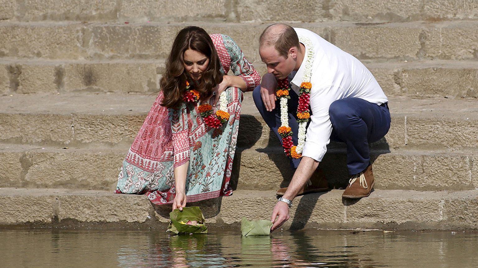 Britain's Prince William and his wife Kate visit India