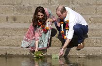 Prens Williams ve eşi Kate Middleton Hindistan'da